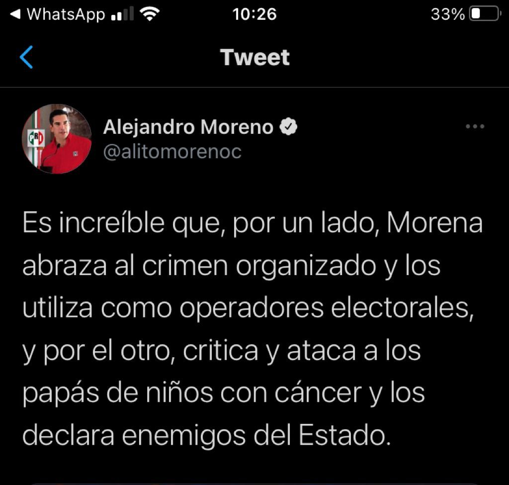 CON MORENA, LOS PEORES TRES AÑOS EN LA HISTORIA DE MÉXICO: ALEJANDRO MORENO