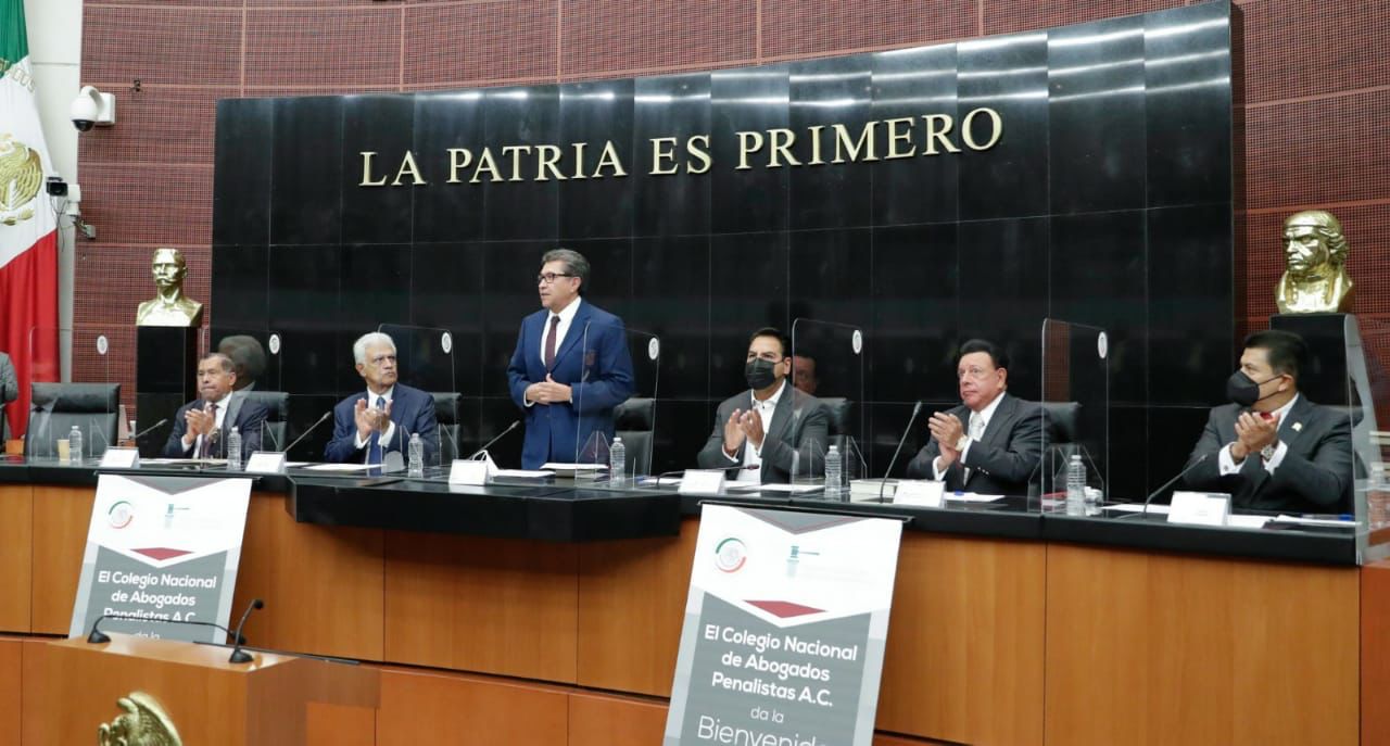 Abogados respaldan esfuerzo de Ricardo Monreal para consolidar al Sistema de Justicia Penal