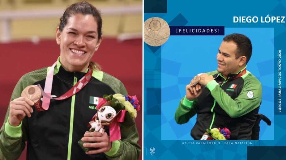 México obtiene otras dos medallas de bronce en los Juegos Paralímpicos de Tokio 2020