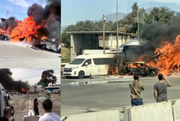 Fuerte accidente en la autopista México-Puebla