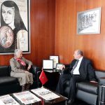 Senadora Sánchez Cordero recibe a embajador de Marruecos