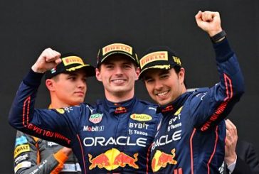 Verstappen dominante gana en Imola; Checo Pérez llega segundo