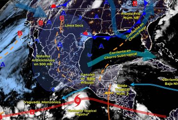 Tormenta Agatha pone en alerta por lluvias a Chiapas, Oaxaca y Tabasco; podría convertirse en huracán