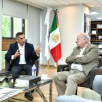 Alejandro Moreno y José Miguel Insulza, conversan sobre la represión que sufre la oposición en México