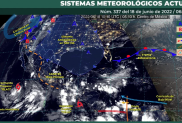 “Blas” y “Celia” se degradaron, pero fuertes lluvias continuarán en el occidente, sur y sureste de México