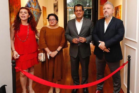 Inaugura Sergio Gutiérrez Luna exposición Evolución en Transición del artista plástico Pedro Trueba