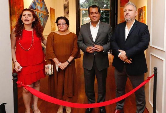 Inaugura Sergio Gutiérrez Luna exposición Evolución en Transición del artista plástico Pedro Trueba