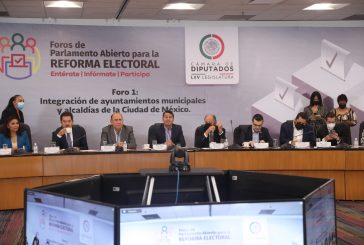 Integración de ayuntamientos municipales y alcaldías, tema del primer foro sobre la reforma electoral