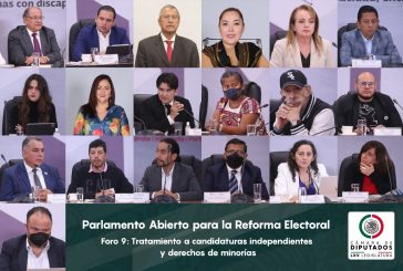 Analizan candidaturas independientes y derechos de minorías, en foro 9 del Parlamento para la Reforma Electoral