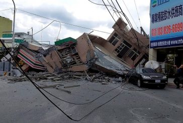 Las impactante imágenes del terremoto de 6.8 que sacudió Taiwán