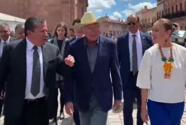 Ken Salazar y gobernador de Zacatecas abordan temas de seguridad