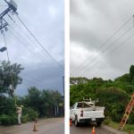 Lester afectó suministro de luz a más de 68 mil hogares en Guerrero