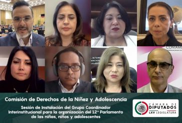 Instalan el Grupo Coordinador Interinstitucional para el 12º Parlamento Infantil de las niñas y niños de México