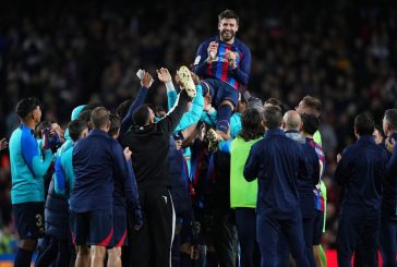 <strong>Piqué jugó por última vez en victoria del Barcelona</strong>