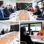 Ricardo Monreal y viceministra española Nadia Calvino analizan transición digital y proyectos estratégicos para la transformación económica