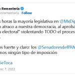 <strong>BANCADA PANISTA EN EL SENADO NO PERMITIRÁ IMPOSICIÓN CON REFORMAS ELECTORALES: JULEN REMENTERÍA</strong>