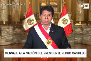 Presidente Pedro Castillo disuelve temporalmente el Congreso de Perú
