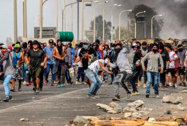 Manifestantes llegaron al Centro de Lima, Perú, y las carreteras siguen bloqueadas