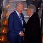 AMLO recibió a Joe Biden en el AIFA