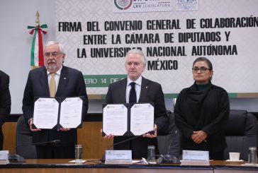 Firma la Cámara de Diputados convenio de colaboración con la Universidad Nacional Autónoma de México