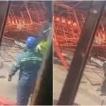 Estructura metálica colapsó en obras de la Línea 12 del Metro CDMX