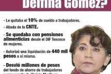 Delfina Gómez plagió en su tesis de Maestría y mintió sobre una segunda Maestría; su tesis de licenciatura no existe