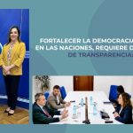 FORTALECER LA DEMOCRACIA Y LA ECONOMÍA EN LAS NACIONES REQUIERE DE ALTOS NIVELES DE TRANSPARENCIA: IBARRA CADENA