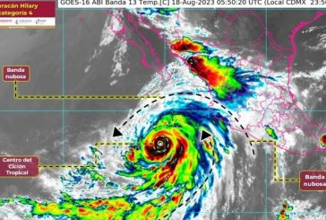 Hilary se convierte en huracán de categoría 4 ante México y podría dejar lluvias en el suroeste de EEUU