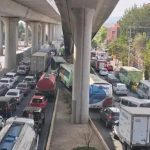 Caos en autopista México-Cuernavaca: bloquean ambos sentidos