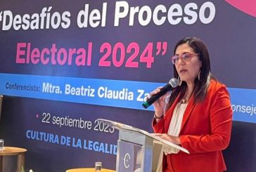 De la mano de la sociedad, INE afrontará desafíos del proceso electoral: Claudia Zavala