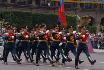 La embajadora de Ucrania en México cuestionó a AMLO que rusos participaran en el Desfile Militar