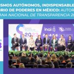 ORGANISMOS AUTÓNOMOS, INDISPENSABLES PARA EQUILIBRIO DE PODERES EN MÉXICO: AUTORIDADES EN SEMANA NACIONAL DE TRANSPARENCIA 2023