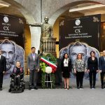 Ana Lilia Rivera monta guardia de honor por CX aniversario luctuoso de Belisario Domínguez