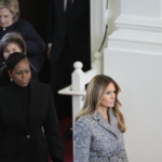 MELANIA TRUMP REAPARECIÓ PÚBLICAMENTE EN EL FUNERAL DE LA EXPRIMERA DAMA ROSALYNN CARTER