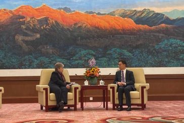 La canciller Alicia Bárcena Ibarra se reúne con el vicepresidente de China, Han Zheng