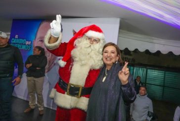 Xóchitl Gálvez le pide a Santa Claus “una silla para 2024”