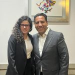 Se reúnen Luisa María Alcalde y Eduardo Ramírez para afinar agenda legislativa morenista