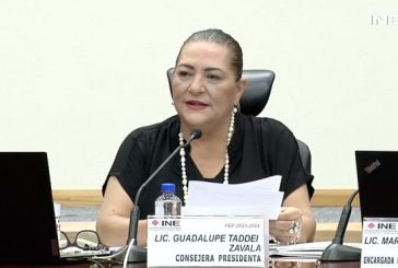Establecerán INE y autoridades federales protocolo para atender solicitudes en materia de seguridad: Guadalupe Taddei