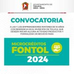 TOLUCA LANZA CONVOCATORIA PARA MICROCRÉDITOS FONTOL 2024