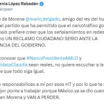 MARIO DELGADO PREFIERE CREER QUE LOS ATAQUES EN REDES SON ESTRATEGIA Y NO UN RECLAMO CIUDADANO ANTE LA INCOMPETENCIA DEL GOBIERNO: LÓPEZ RABADÁN