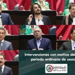 Morena, PAN, PRI, PVEM, PT, MC y PRD fijan postura sobre la conclusión del periodo de sesiones en Cámara de Diputados