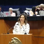 DENUNCIA MAYULI MARTÍNEZ USO ELECTORERO DE PROGRAMAS SOCIALES ANTE EL SENADO