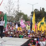 KAREN QUIROGA REALIZA CIERRE DE CAMPAÑA EN SANTA CRUZ MEYEHUALCO