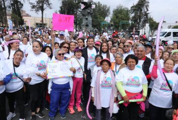 CERCA DE MIL PARTICIPANTES EN LA CAMINATA DEL ADULTO MAYOR EN TOLUCA