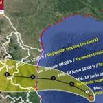 Potencial Ciclón Tropical Uno; prevén que hoy se convierta en Tormenta Tropical Alberto, afectará a 9 estados