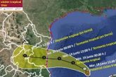 Potencial Ciclón Tropical Uno; prevén que hoy se convierta en Tormenta Tropical Alberto, afectará a 9 estados