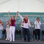 Sismo sorprende a Claudia Sheinbaum y AMLO durante evento en Oaxaca