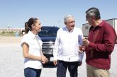 Encabezan reunión en Nuevo Laredo el presidente López Obrador, la presidenta electa Claudia Sheinbaum y el gobernador Américo Villarreal
