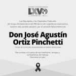 GPPRI LAMENTA FALLECIMIENTO DEL JURISTA JOSÉ AGUSTÍN ORTIZ PINCHETTI