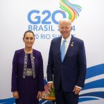 Sheinbaum y Biden sostienen breve reunión en el G20